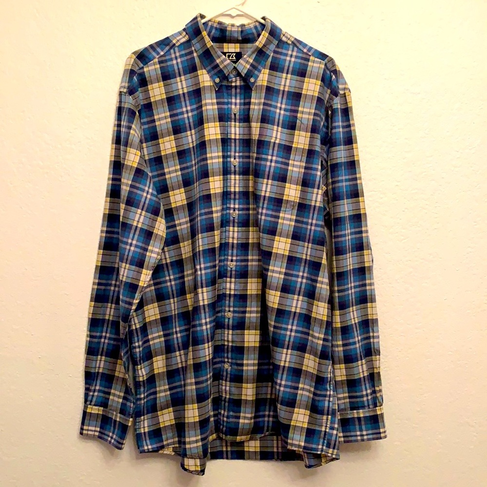 Cutter & Buck Men’s Button Down Dress Shirt XXL